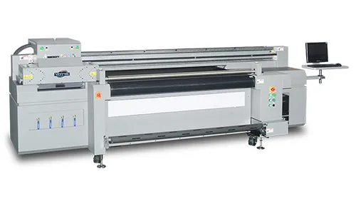 طابعات هجينة UV (من بكرة إلى بكرة ومسطحة)